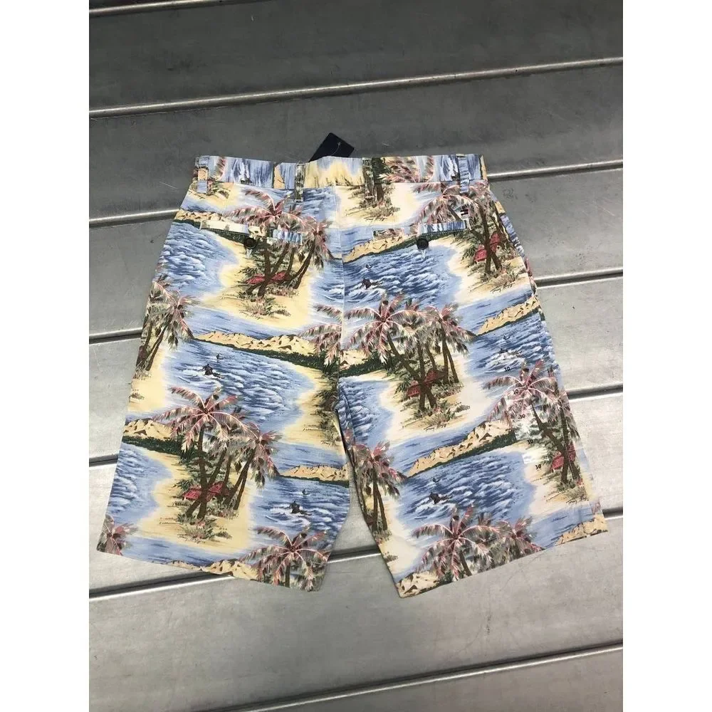 Tommy‎ Bahama Chino Shorts Mens Size 30 Palm Trees Beach AOP